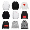 Zagraj w mężem Bluzy Hoodie Men Winter Commes des Garcons Heart