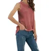 Women's Tanks Womens Casual Tops Sleeveless Cute Knot Knit Shirts Tank Padded Shirt All Athletic Top A