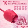 Benmassager leksak masr ad rose vibrator kvinnlig oral tunga slickande klitoris klitor stimator kastar vibrerande kärlek ägg dildo adts för dhoft