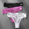 Briefs trosor 3st Finetoo thong för kvinnor spets sexiga kvinnor låg midja underkläder fast komfort kvinnliga underbyxor underkläder s-xl yq240215