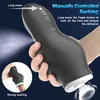 Manlig sexleksak Masturbators Male Masturbation Device Electric Aircraft Cup Vibration and Sucking of the Glans Training Penis Massager Sexuella produkter