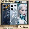 7,3 pouces GT10PRO Android Smartphone étanche à la poussière antichoc WIFI double caméra tout-en-un 256 Go 512 Go 1 To ROM 8 Go de RAM téléphone portable