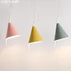 Pendant Lamps Nordic Style 1 Pcs Funnel Shape Light Bar Cafe Lighting Suspension Luminaire Modern Exhibition Showcase Led Lampe