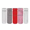 Water Bottles Diamond Tumblers Stainless Steel Thermos Cup Mug Outdoor Portable Valentines Day Gift 500Ml Drop Delivery Home Garden Dhsgl