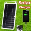 20 W Panel Solar USB 5V Solar Cell Outdoor Hike System ładowarki Zestaw Solar Panelu Słoneczny Zestaw do telefonu komórkowego Zegarek banku zasilający 240124