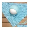 Filtar Swaddling 50 50 cm Handcraft akrylfiber Filt Hat Basket Stopper Filler Född Baby Pography Bakgrund Drop Delivery Kids OTS5B