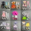 Set di abbigliamento e scarpe multi-stile per bambole serie Big Sister originali Rainbow della scuola media per ragazze, giocattoli regalo per casa da gioco 240202