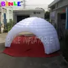 8MD (26ft) Üfle toptan lüks beyaz şişme örümcek kubbe çadırı, açık parti için 4 merkezli buluşma sporu etkinlikleri