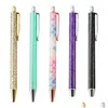 Ballpoint Pens Wholesale Leopard Press Office Cartoon Pen Diy Metal Ball School Student Supplies Drop Delivery Business Industrial Wr Dhcye