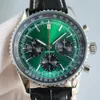 5A Navitimer Jakość AAAAA AB0138241C1A1 Superclone zegarki 43 mm z pudełkiem prezentowym Sahire Crystal Automatyczne ruch mechaniczny 7750