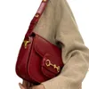 New Ins Western Style Wedding Red Saddle Fashion Versatile One Shoulder Crossbody Bag factory direct sales