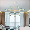 Lámparas colgantes estilo nórdico sala de estar lámpara moderno minimalista arte cálido dormitorio luz creativa personal hogar restaurante molecar d dhf2d