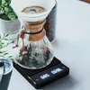 Bilancia caffè digitale alimentare ricaricabile elettronico pesa timer Abs Espresso Drip 240130