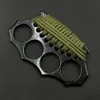 Handheld Finger Tiger Four Fist Set Ring Buckle Car Broken Window Survival Equipment Legal Self Defense Designers 69OC