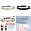 Bracelets à maillons de chaîne motif dragon torsadé bracelet amincissant magnétique sain pour bijoux de charme hommes cadeau de Noël livraison directe Otug3