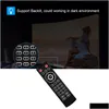 Pc Remote Controls New T1 Pro Voice Control 2.4Ghz Wireless Air Mouse T1Pro Gyro For Android Tv Box Drop Delivery Computers Networking Otxwf