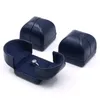 Jewelry Pouches 1 Pcs Navy Blue Color Yurt Shape High-end Ring Necklace Gift Proposal Earring Pendant Packaging Box