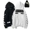 Męskie bluzy bluzy moda moda damskie Offs Whitees Men Streetwear Letter Hoodie Man Projektanci Hooded Skateboard Blue bluza Kxwg 1sal 1sal