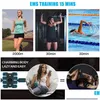 Core Abdominal Trainers Ems Wireless Muscle Stimator Trainer Training Belt Electric Stickers Body Slimming Home Fitness Equiment Drop Otyov