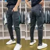 Jeans pour hommes Homme Cowboy Pantalon Pantalon serré Tuyau élastique Skinny Slim Fit Stretch avec poches de haute qualité élégant XS lavé