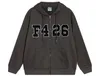 F426 Hoodies Mens Hoodie Men and Women Hoodie جودة تنقل الملابس عالية الشارع مطبوعة خطاب منتظم AAA 819