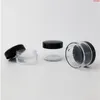 100 x 3G 5G 10G 15G 20G kosmetiska burkar Pot Box Nail Art Bead Storage Makeup Cream Plastic Container rund flaskhög kval