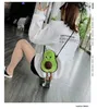 Mini Tas Modetrend Schattige Avocado Gevulde Knuffel Rugzak De Enkele Schoudertas Schuine Schoudertas Pop Speelgoed Cadeau 240201