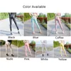 Leggings pour femmes hautes élastiques voir à travers un pantalon ultra-pur soyeux pour les femmes pantalons maigres en noir / blanc / jaune / bleu / café / rose