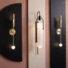 Lampada da parete Personalità nordica Copertura in vetro Post-moderno Soggiorno Luce Modello di lusso Comodino camera da letto