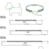 Collari per cani Guinzagli Collana per animali domestici Anello per collo Collare per cani per gatti Fornitura di cinturini Fibbia di sicurezza Cuore Strass brillante Regolabile Girocollo carino Dr Ot0Wn