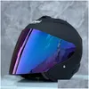 Caschi moto Sz-4 Mezzo casco grigio opaco Racing Ece Appd Casco Casque Stagione estiva Donne e uomini Consegna a domicilio Automobili Moto Otket