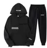 Män Sweatsuit ess Designer Tracksuit Hoodie Sweatshirts Black White Autumn Winter Jogger Sporting Suit Mens Sweat Tracksuits Set Plus Size S-3XL