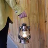 Atmosphère rétro lumière extérieure Portable LED rechargeable tente suspendue lumière suspendue Camping lanterne lampe à huile pour la pêche de fête 240119