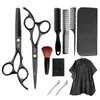 Tesoura de cabelo profissional conjunto de cabeleireiro barbeiro desbaste tesoura ferramenta corte cabeleireiro 240126