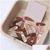 Hair Accessories N80C Girls Barrettes Child Cute Spring Hairpins Baby Style Snap Clips 30Pcs Drop Delivery Kids Maternity Otgzz