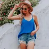 Women's Blouses Sleeveless Blouse Women Loose Tank Tops Fashion Female Clothing 2024 Summer Casual Womens Backless Sexy