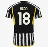 23 24 Chiesa JuVentus Jerseys POGBA KEAN VLAHOVIC DANILO DI MARIA Fans Player Version 2023 2024 Chemises de football à domicile Kits FAGIOLI Hommes Enfants Uniforme de football