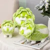 Arrive Vegetable Green Dog Plush Toy Japanese Cabbage Dog Stuffed Animals Soft Doll Shiba Inu Pillow Baby Kids Toys Gift 240119