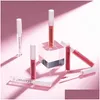 Zestaw szminki Lip Gloss 6pcs Przezroczysty nawilżanie i nie pozostając kubka łagodna irytująca matowa matowa dostawa dostawa zdrowia makijaż urody OTTSF