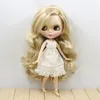 ICY DBS Blyth Doll 16 bjd toy blonde hair joint body side parting shiny face 30cm girls gift anime 240123