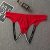 Briefs Panties Mens Underwear Men Sexy Jockstrap U Pouch Man Low Waist Thongs Mesh Underpants Gay G-Srting Convex YQ240215