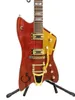 hot 6199TW Billy Bo Jupiter Fire Special Red Chitarra elettrica Gold B700 Tremolo Bridge può essere personalizzato