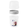 Бутылки для хранения хрустящие круглые салаты йогуртской коробки с пищевыми контейнерами кухонные аксессуары прозрачная и видимая чашка 310 760 мл
