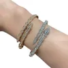 2024 Armband Designer Vrouwen Top Kwaliteit Bangle Snake Bone Volledige Diamanten Armband Vrouwelijke Klassieke Zilveren Diamanten Open Armband Vrouwelijke