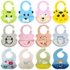 Accessoires pour cheveux 0-3 ans, bavoirs réglables pour bébé de 0 à 3 ans, imprimé Animal, imperméable, goutte de salive, serviette en Silicone comestible doux, écharpe bave