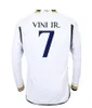 Bellingham voetbaltruien Real Madrids Vini Jr Rodrygo Modric Long Sleeve Kit 23 24 Camavinga Tchouameni Vaerde Kids voetbalshirt Kits Kits