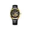 Armbandsur Tourbillon Watch Moon Phase stjärnor nattljus vattentät multifunktionell helautomatisk mekanisk hane