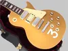 Rare Pete Townshend #3 Deluxe Goldtop Gold Top Electric Guitar 3 Mini Humbuckers Pickups ، Grover Tuners ، Chrome Hardware