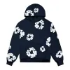 mens designer jacket men Sweatsuit Falection Mens coat Readymade Flower Puff Printed Distressed Hoodie Sweatshirt Men Top Pullover Designer New Pants V0b7