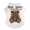 Vestiti estivi per animali domestici Cappotto per animali domestici Teddy Poodle Luxurys Cucciolo Moda T Shirt Orso Stampato Lettera Vestiti per cani Puro cotone CSG23101712